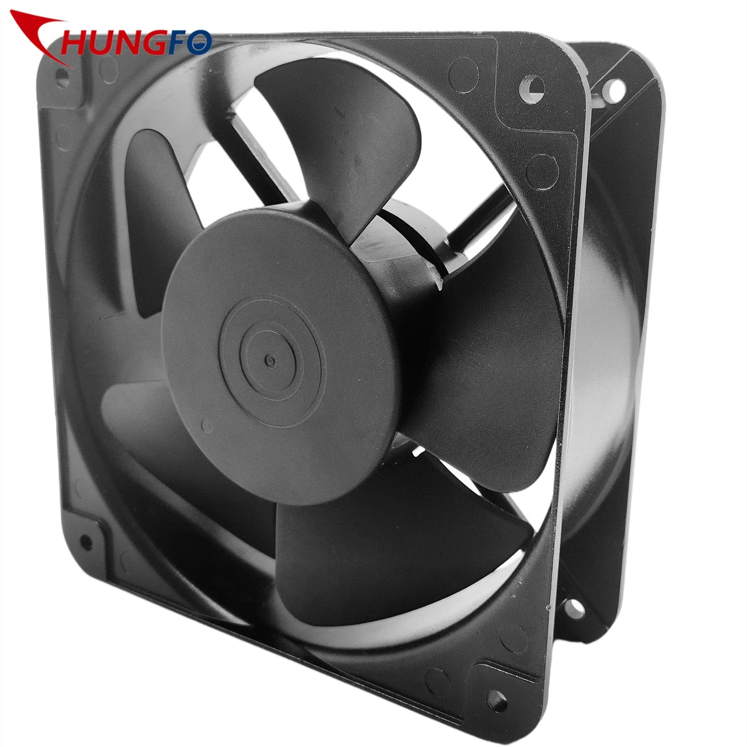 Ventilador de CA de enfriamiento de metal axial de escape de flujo de aire de alto rendimiento de 180X180X60 mm