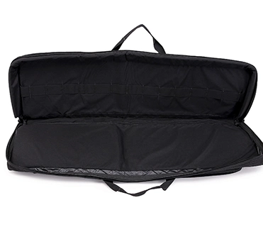 Military Tactical Weapon Carry Bags with Double Bags for Handgun 600d Polyester