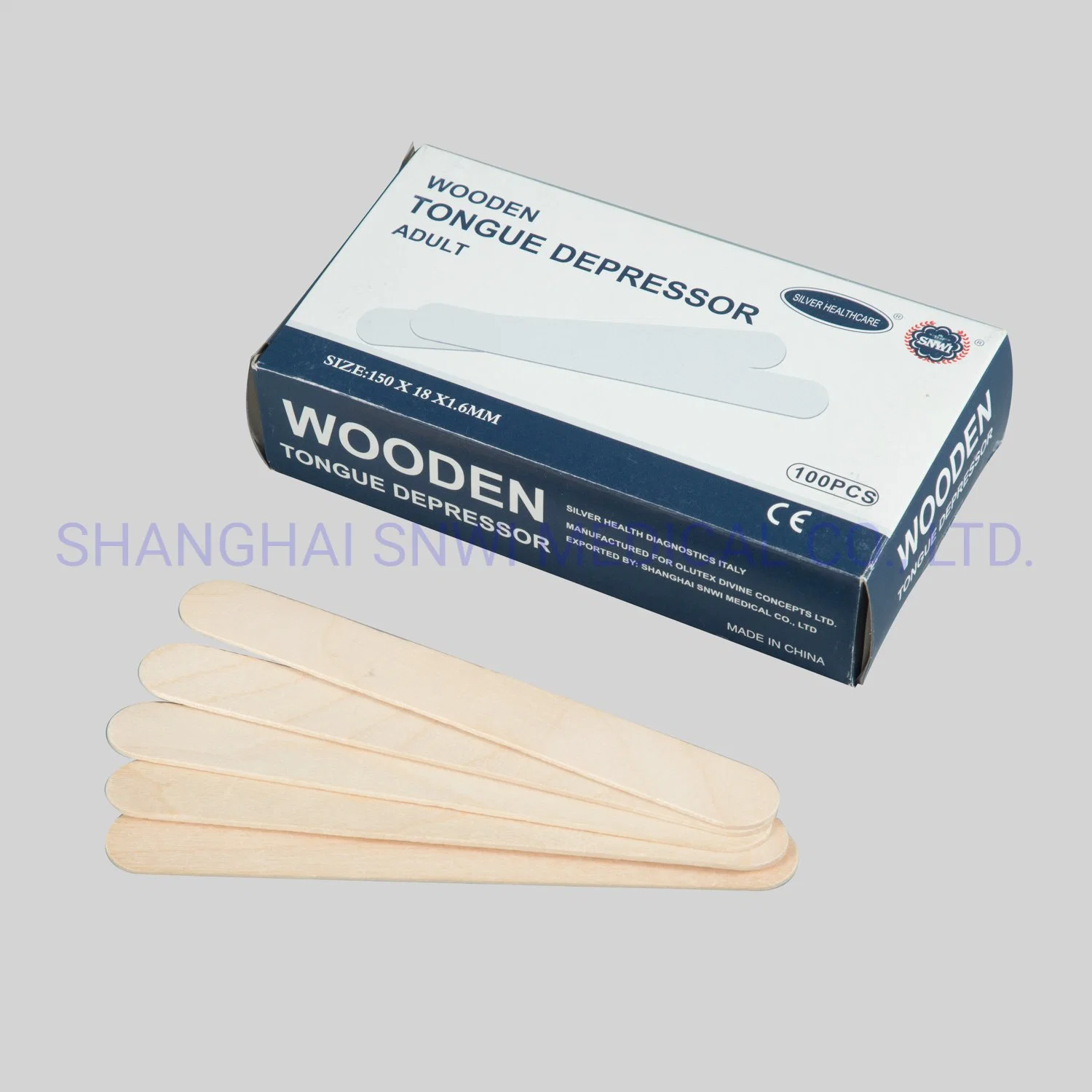 Made in China Disposable Wood Tongue Depressor