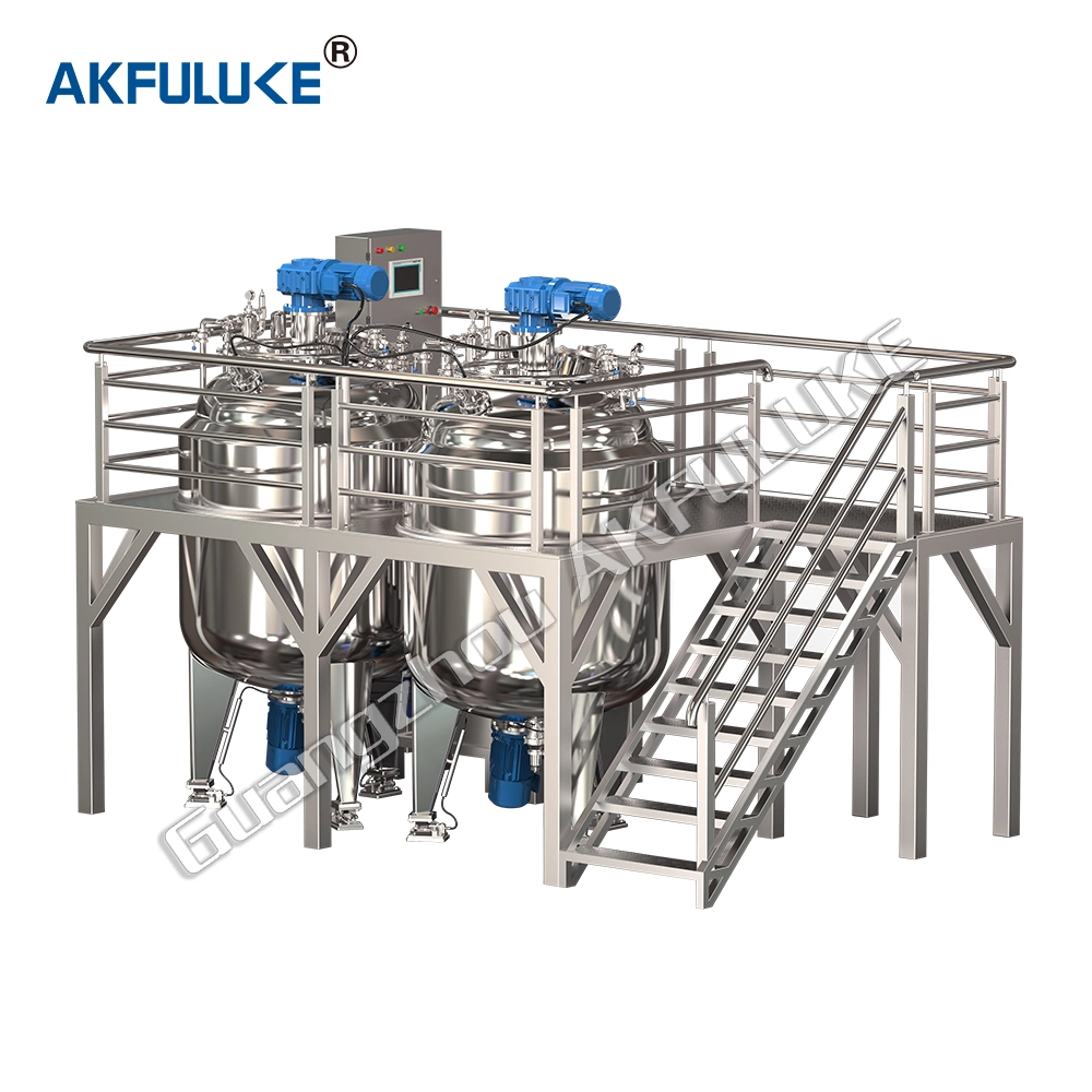 Akfuluke China Homogenizing Mixer Detergent Production Line Gel Mixing Tank