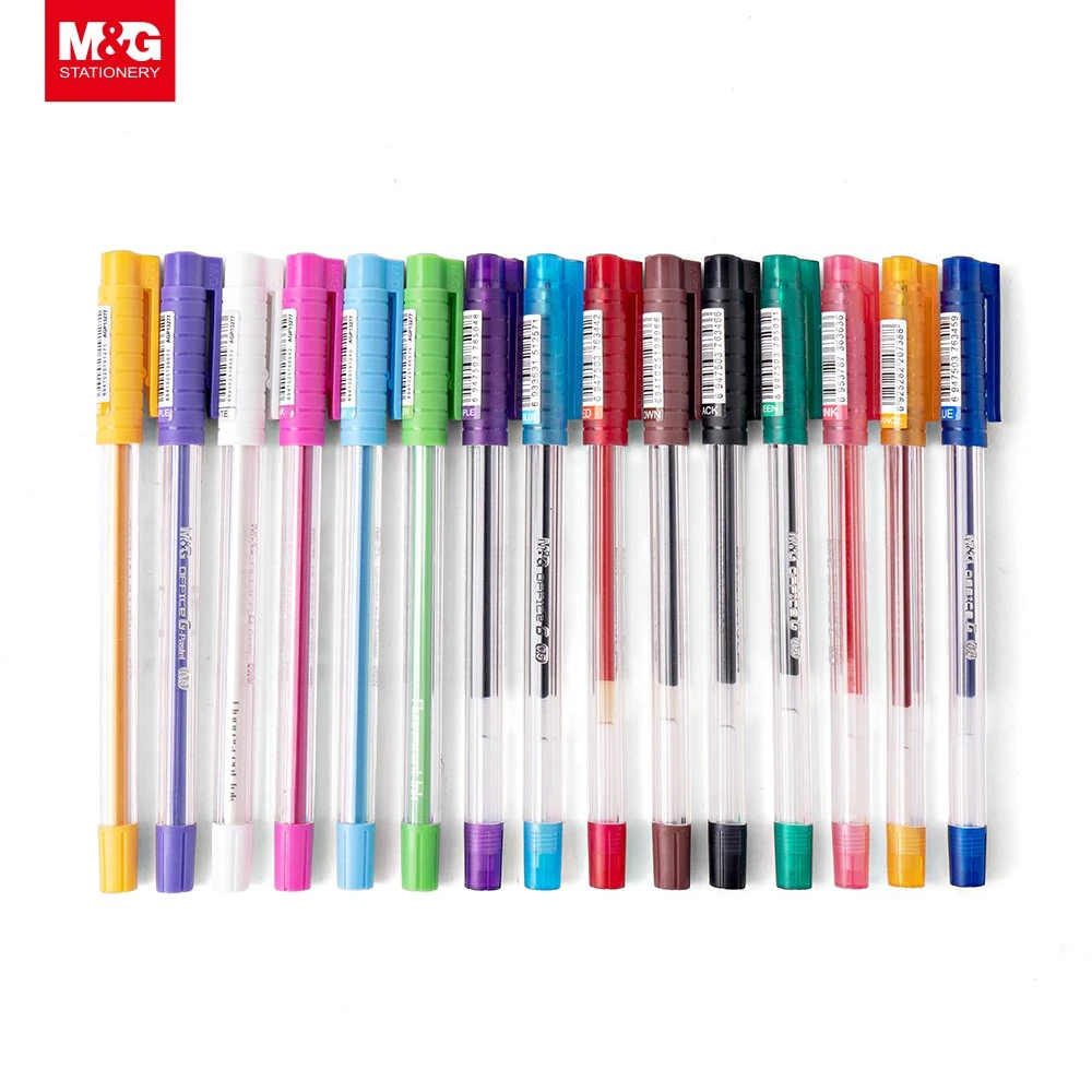 Office Stationery Cheap Plastic Black 0.5mm Gel Pen From China