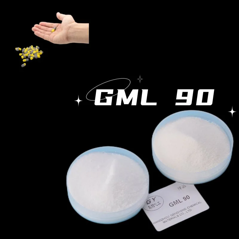 Distilled Glycerine Monolaurate Gml-E471 Especially for Rice Noodles, Bread and Cakes