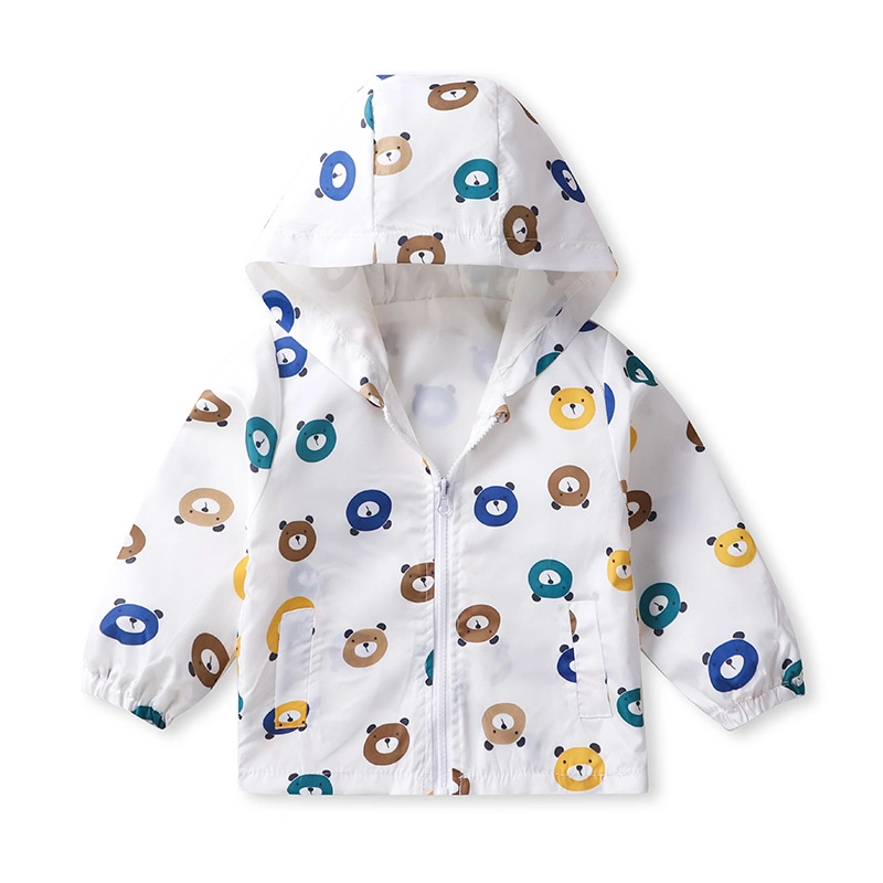 Enfants Enfants imprimé respirante léger Summer Rain veste imperméable