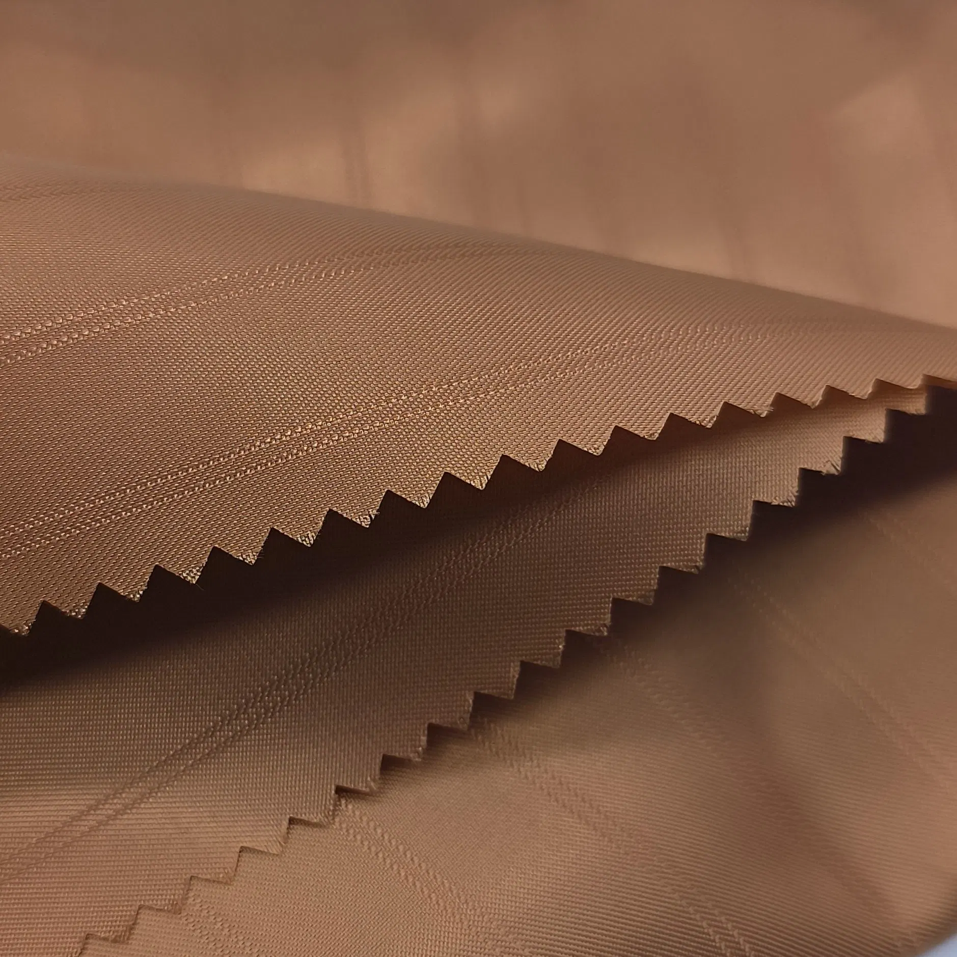 100 % polyester tissé jacquard clip en mousseline pour une robe décontractée