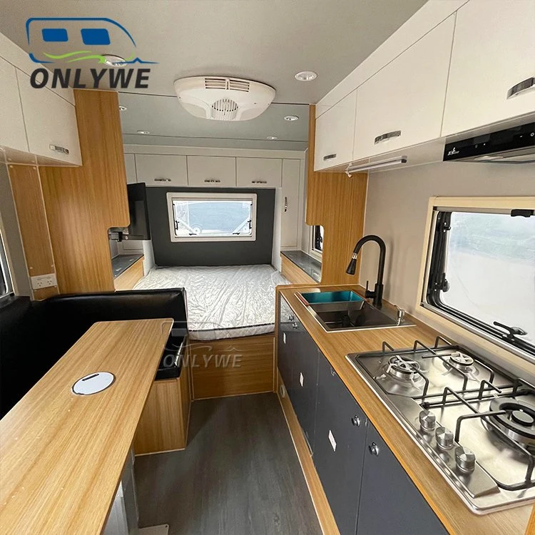 Onlywe Caravan Camping Travel Mobile RV off Road Camper Travel Trailer