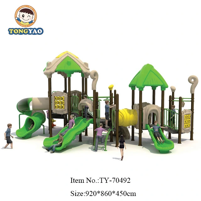 Tongyao Latest Outdoor Children Playground Plastic Equipment Slide