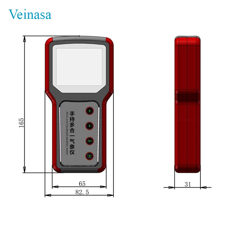 Takeme-10ec-Ypn Portable Soil Moisture Sensor Data Logger Digital Soil NPK Tester 7-in-1 Soil pH Meter Kit Sensor