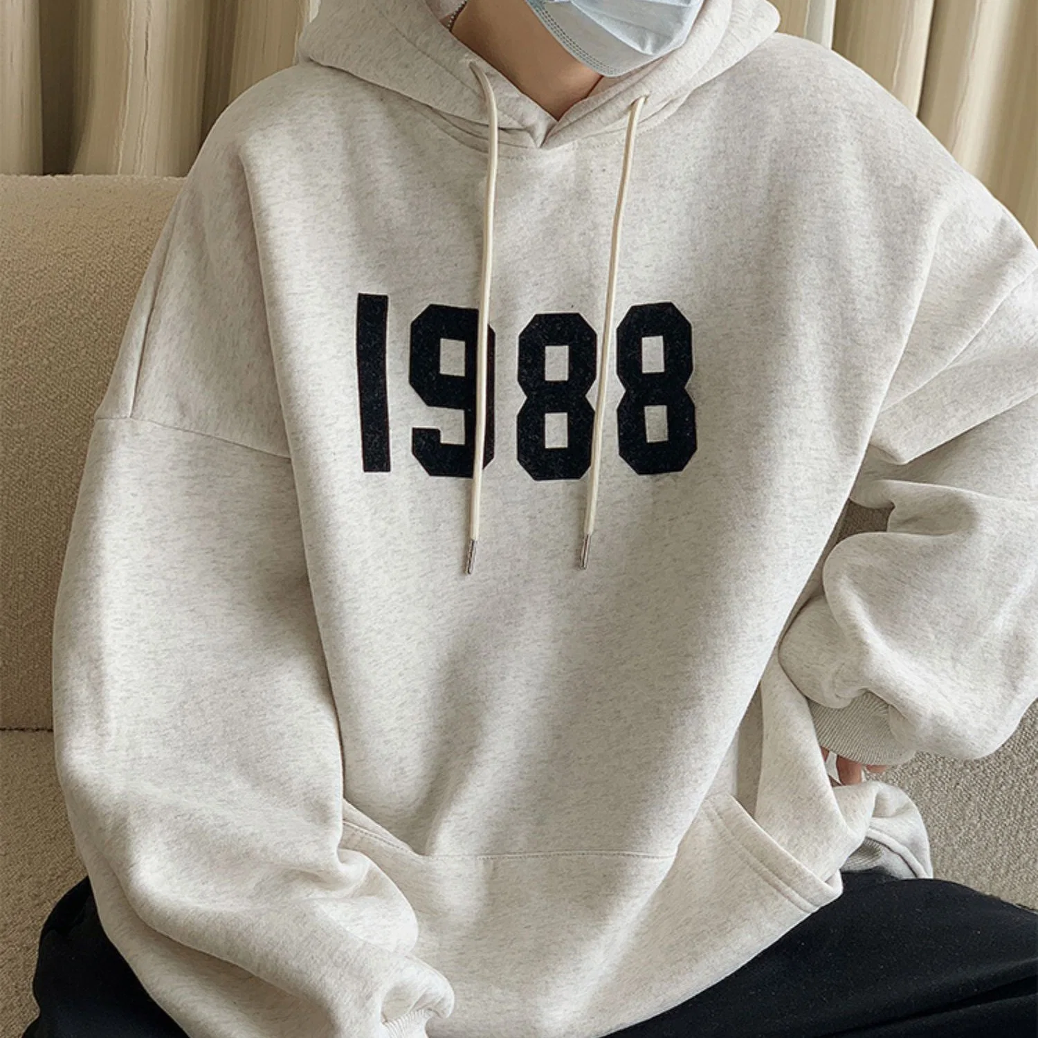 OEM Quality Men Plain Cotton Custom Drop Shoulder Oversized Men Heavyweight Hoodie