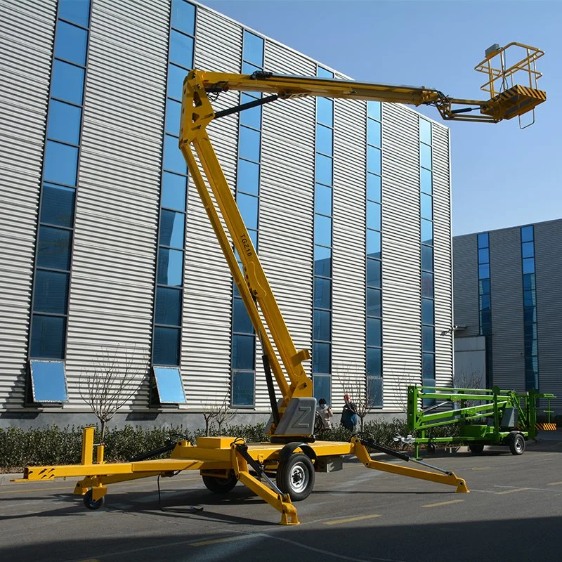 8m 10m 12m 16m 18m Eléctrica Hidráulica sobre orugas Autopropulsadas Cherry Picker Spider Cestas para la venta