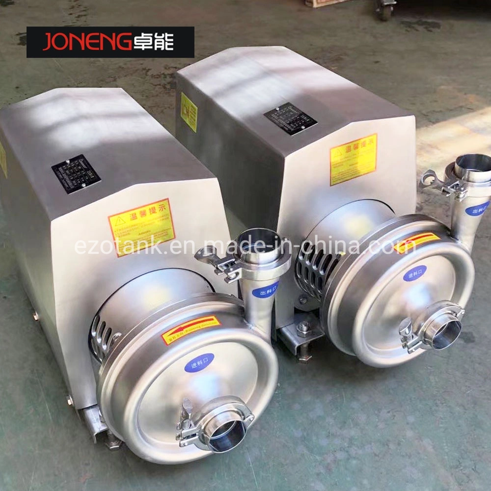 Stainless Steel Sanitary Grade 4inch Clamps End Suction Water Centrifugal Pump with Auto Coupling