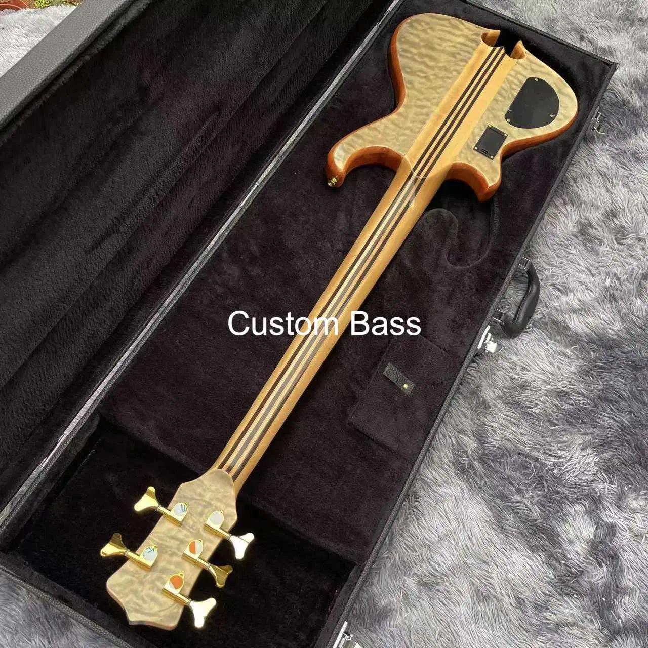 Custom 5 Strings Bass, E-Gitarre, Akustische Gitarre, Massivholz Gitarre