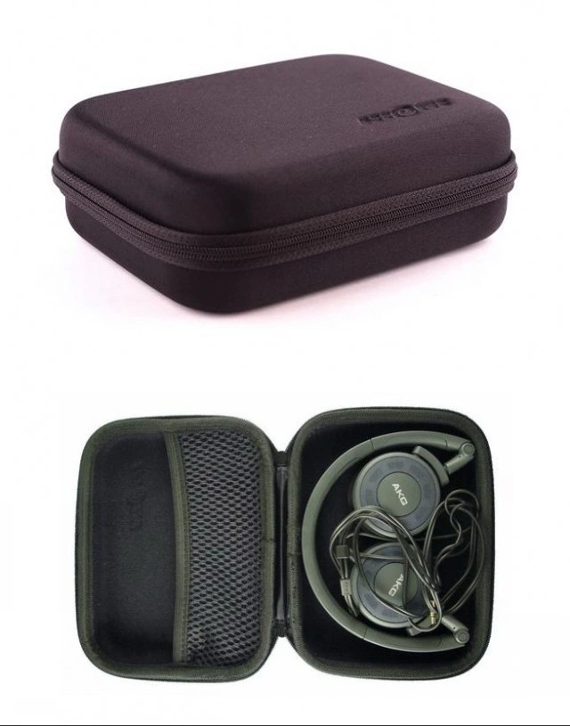 Portable Carrying EVA Case for Data Cable Headset Earphone/Headphone