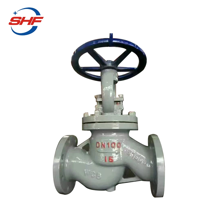 DIN Approved DN250 Pn25 Wcb Casting Globe Valve