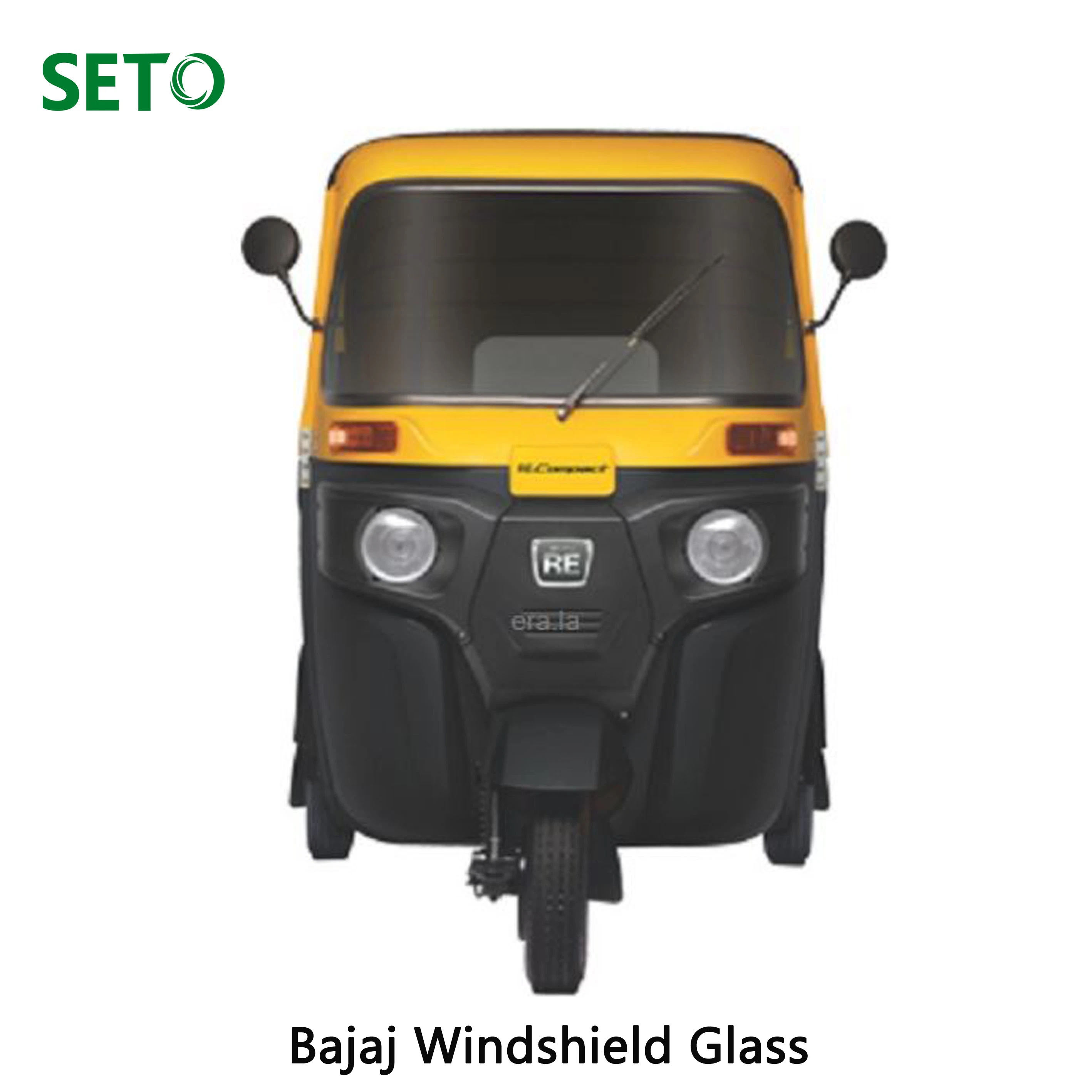 India Tvs King/Bajaj Re/Tuk Tuk Three Wheeler Windshield Automobile Glass Factory