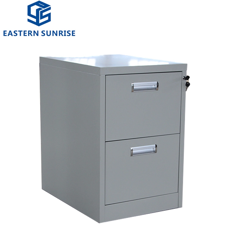 Steel Office Furniture Metal Bulk Colored Lateral 2 Drawers File Cabinet