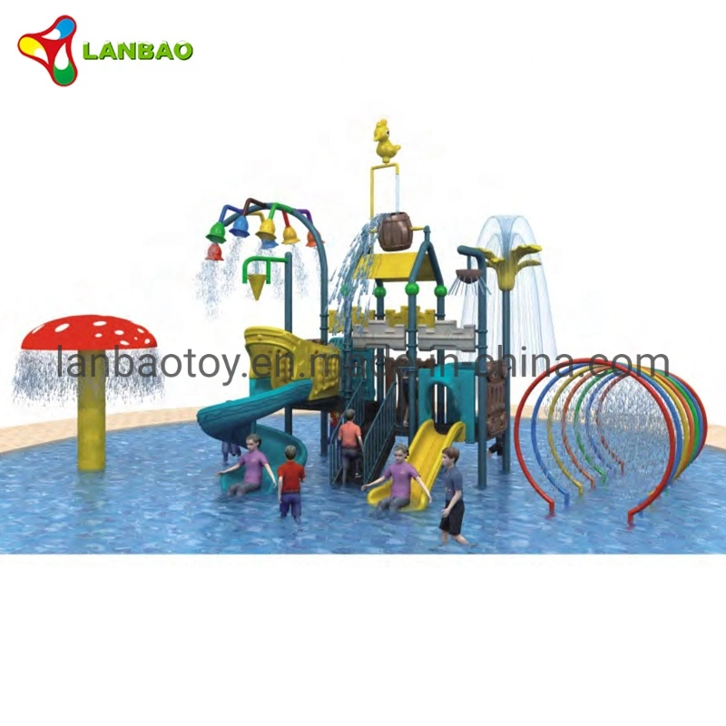 Commercial Children Water Park Outdoor Playground Equipment with Multiple Slides