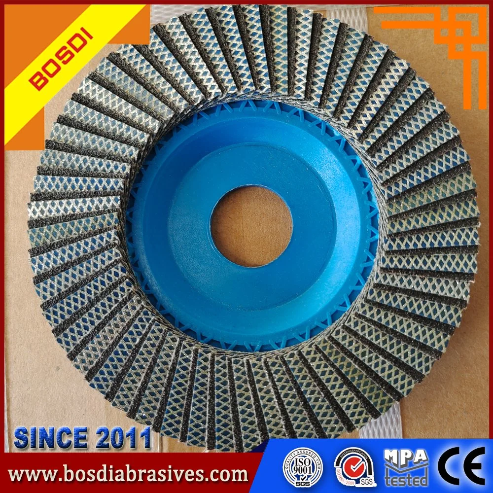 Bosdi Diamond Flap Wheel, Flap Disc Polishing Fro Marble, Granite, Pocelain, Tile, Ceramic,Grit 50/60/120/200/400, Size:4.5" and 5" Export to America and Europe