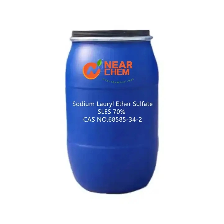 Cas 68585-34-2 sulfate d'éther laurique de sodium 70% SLES