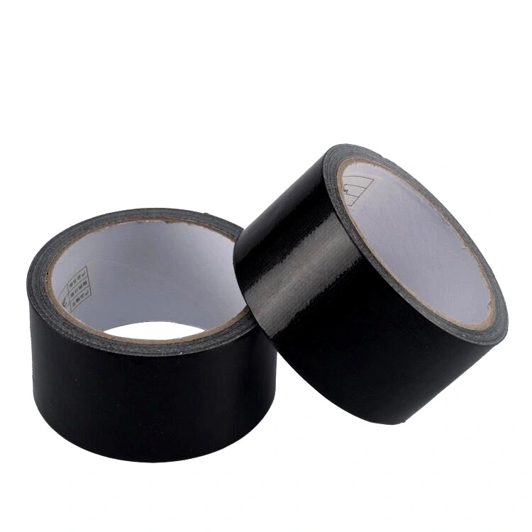 Self Adhesive Fiberglass Black Printed Duct Tape Gaffer Tape