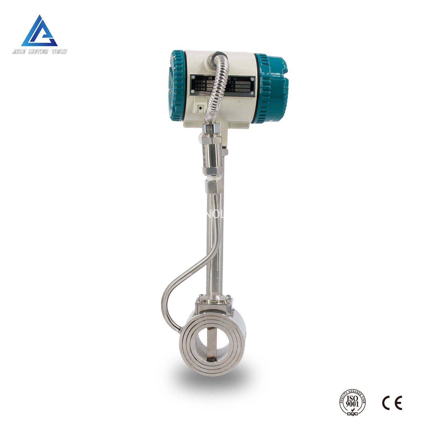 Wide Measure Range High Velocity Range Steam Mass Flowmeter Vortex Steam Mass Flow Meter