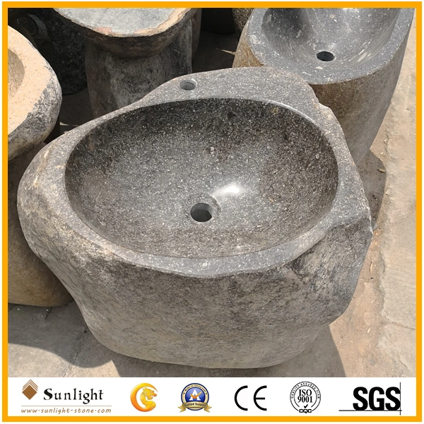 High Quality Natural Granite Standalone Outdoor Wash Basin