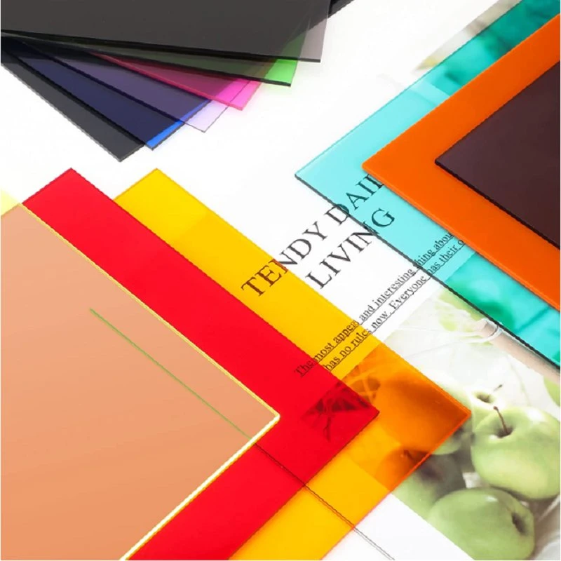 Laser Cutting Colorful Acrylic Panel Colored Acrylic Sheets Plastic Sheets for Glass, DIY, Painting, Art Craft PETG/Gag/Pet Sheets