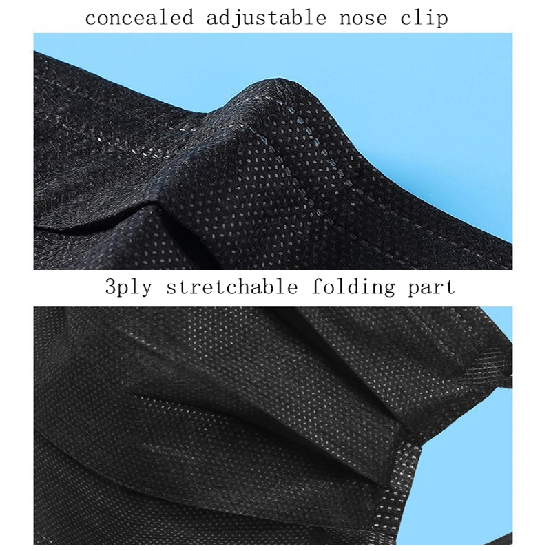 Surgical Medical Protective Safety Nonwoven 3ply Disposable Face Mask