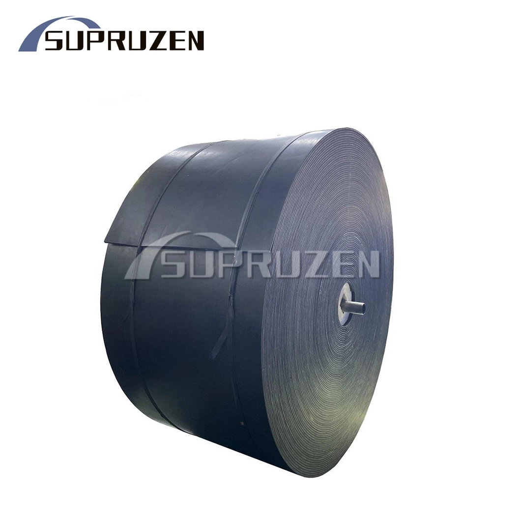 Sunmu Industry Fire Resistant Plate Large Automatic Rubber Conveyor Belt China Suppliers 6mm 7mm 8mm Belt Thickness Round Rubber Conveyor Belt with S-Rim