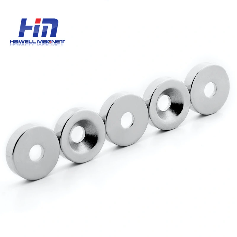 Industrial Super Strong N52 Ring Neodymium Magnet Round Magnets with Hole