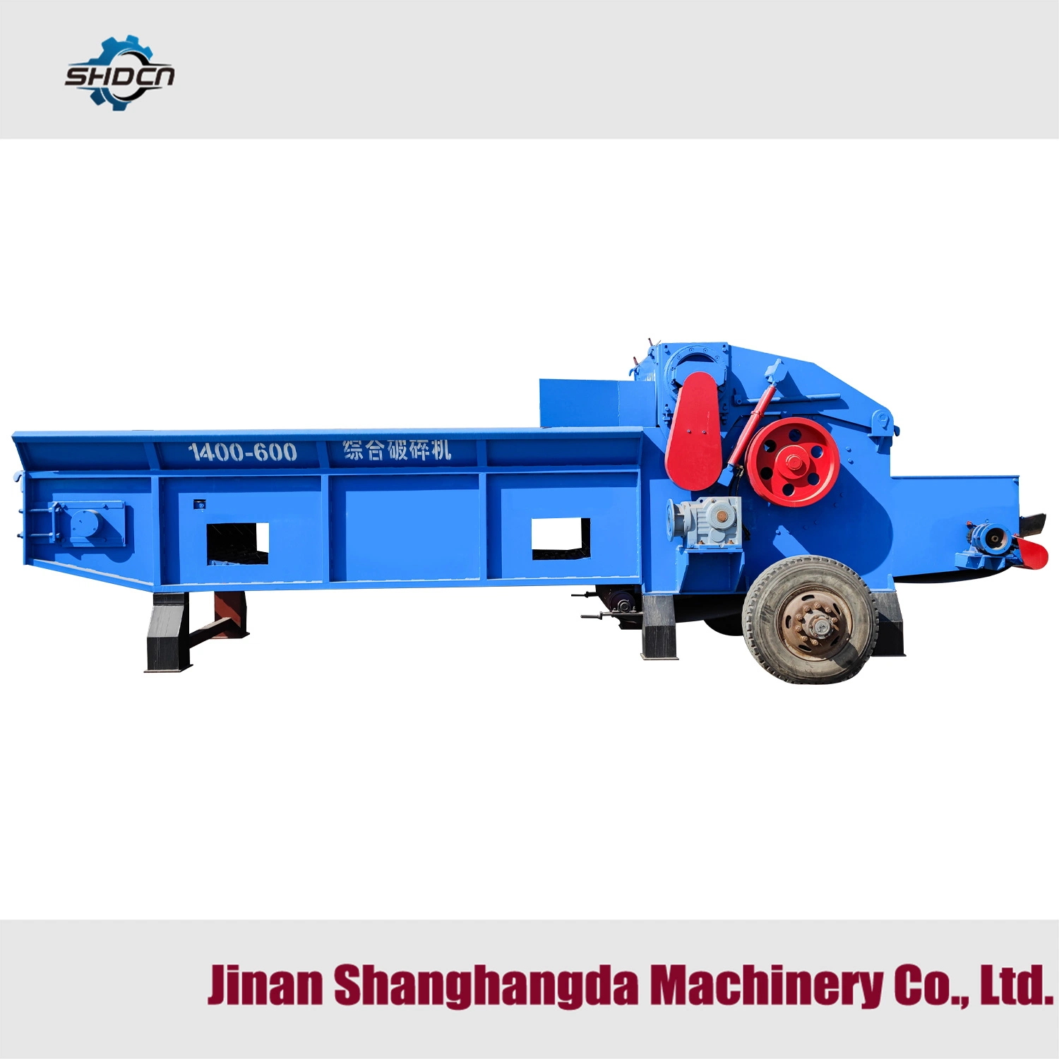 China Forestry Tree Branch Cutting Machine Electric Drum Wood Chipping Machinery Hot Sale