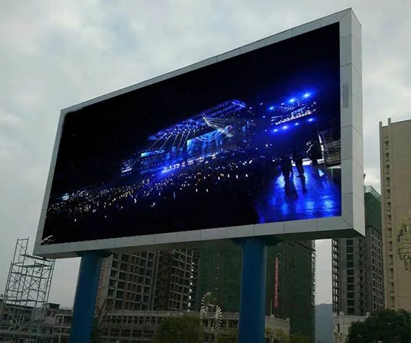 La FWS Boîte en carton, carton en bois et de la transe cas mur vidéo affichage LED de plein air avec UL