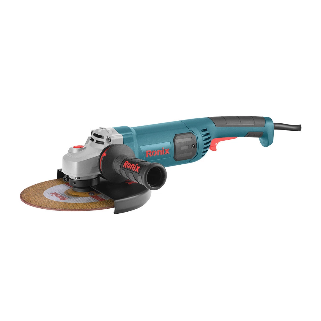 Ronix 3260 Angle Grinder 230mm 2200W 6600rpm Hot Sale Power Tools Wood Steel Metal Cutting Machine