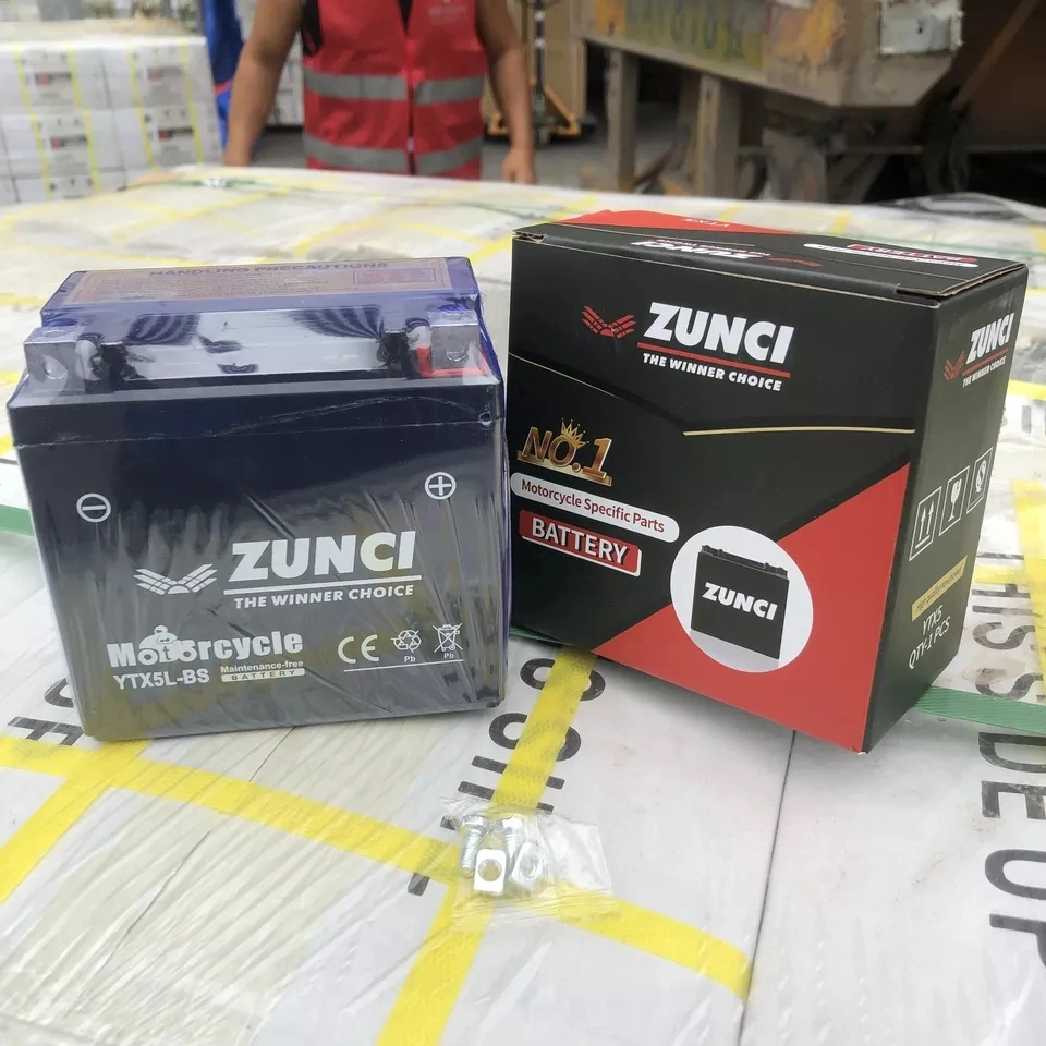 Motorcycle Parts Zunci Battery 12n9l-BS Good Starter Performance battery for Honda Kawasaki Universal Motorbike Accessory