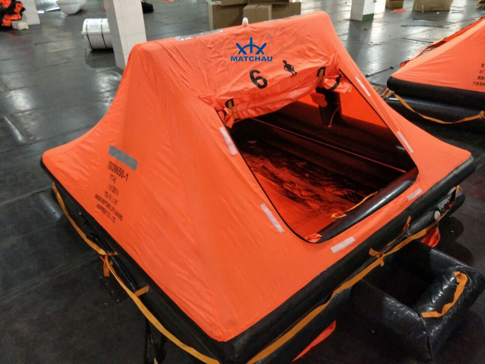 ISO9650 Throw Overboard Inflatable Life Raft for Yacht