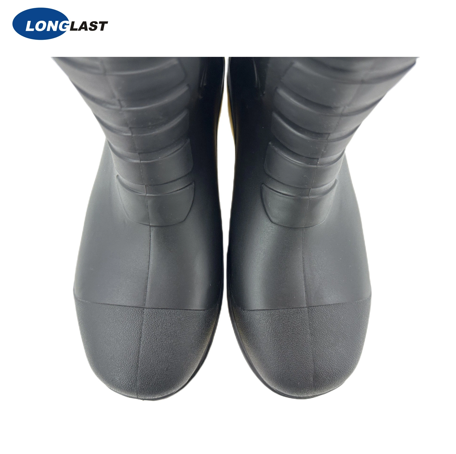 Short Bootleg with Steel Toe Cap and Midsoles Slip Resistan Durable Comfortable PVC Work Safety Boots