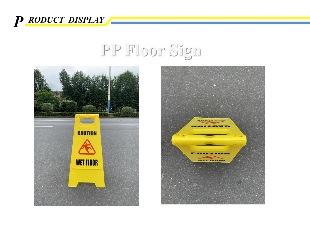 Warning Traffic PP Luba Carton 610mm Road Signs Floor Sign