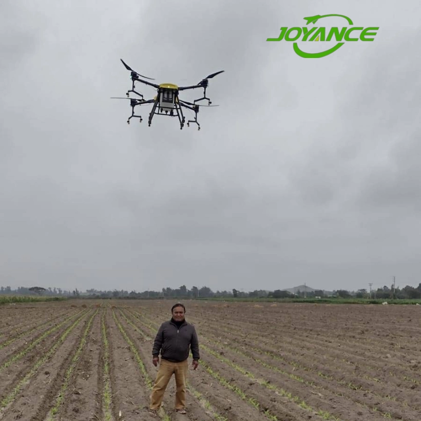 Plant Protection Agricultural Spraying Herbicides Crop Fumigation Sprayer Drone for Mud Fields