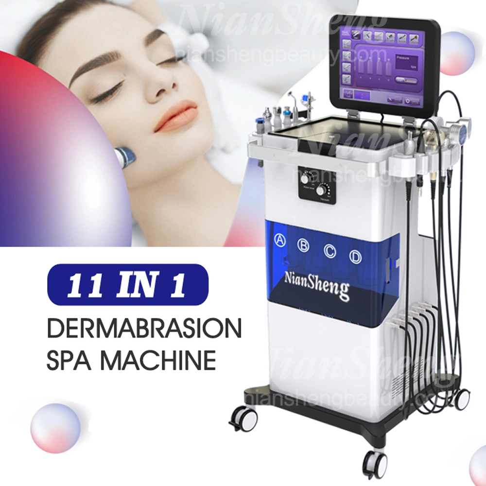 Hidra Peel Dermabrasión facial Hidro Facials Microdermabrasión agua Jet Aqua Máquina de peeling Diamond Aque