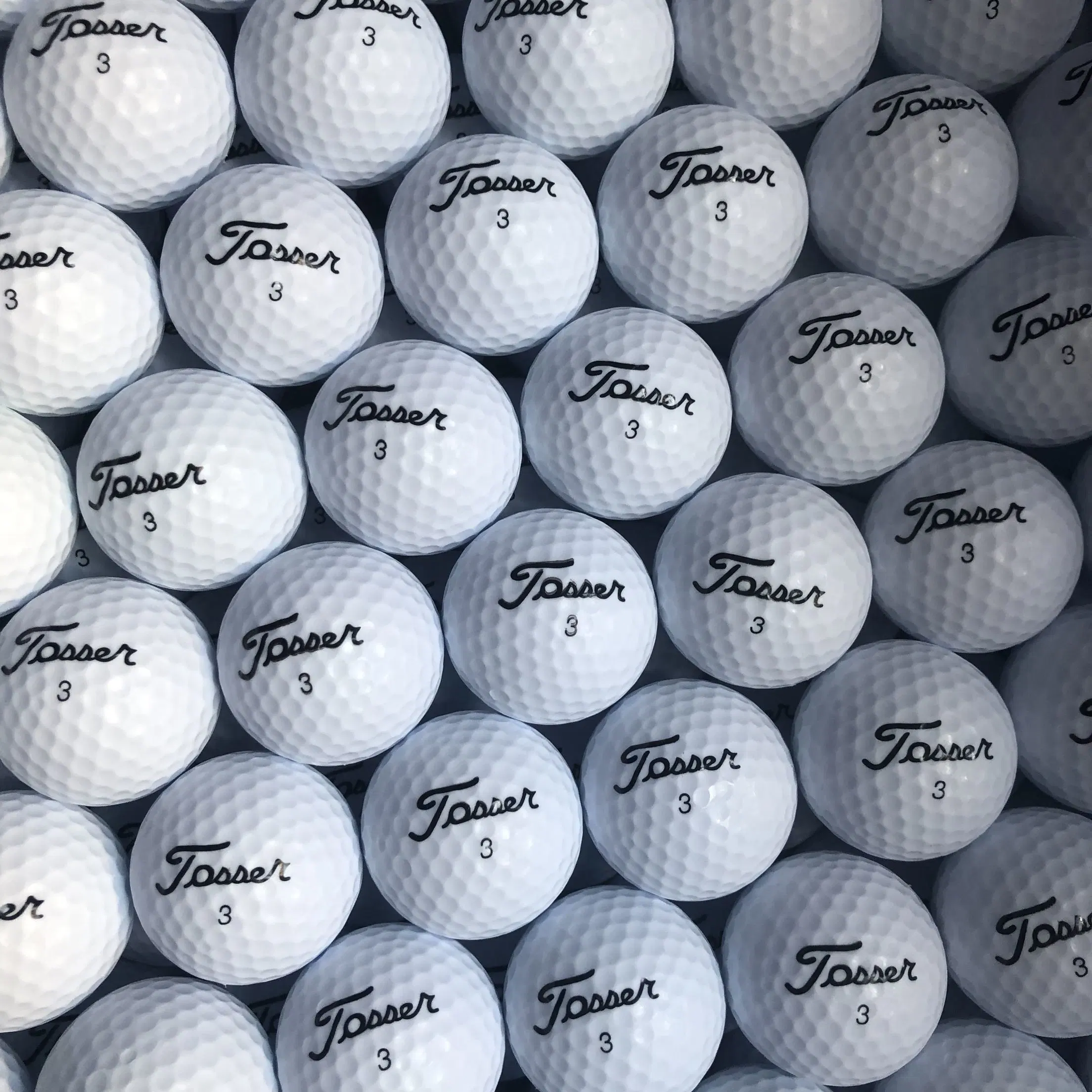 Custom Logo Print Golf Match Game Escrituras colores bolas de golf Deporte practique dos o tres-capas de bolas de golf