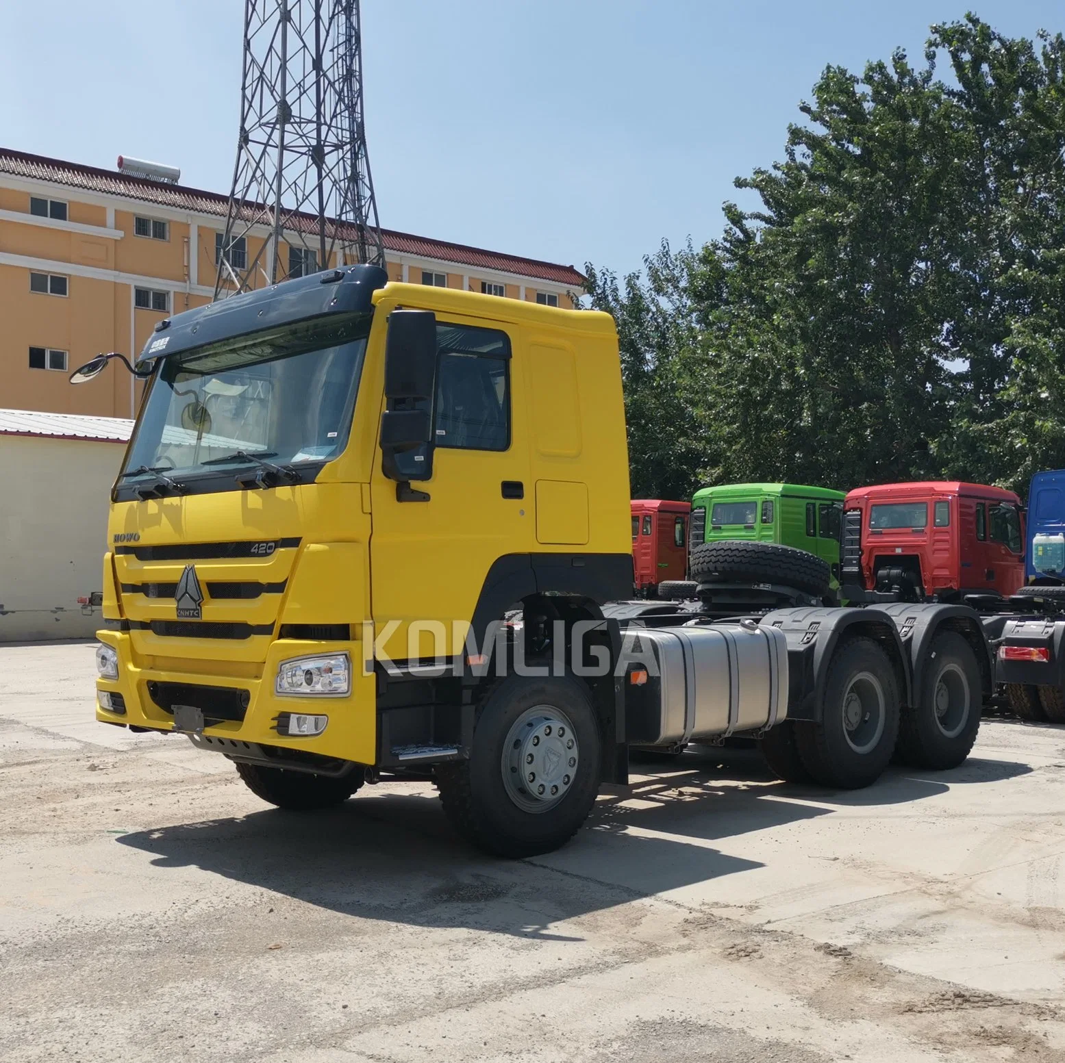 Novo Sinotruck Usado 10 Rodas 6X4 371HP 400HP 430 Prime Mover HOWO Trator Trailer Cabeça Caminhão Trator Preço.