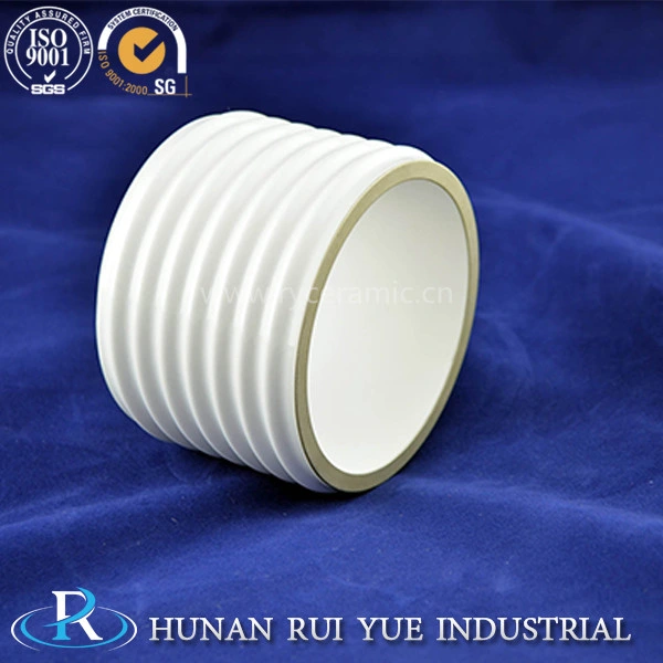 95% Alumina Metallized Ceramic Vacuum Insulator Tube Part