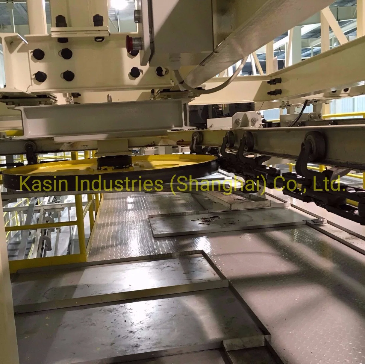 Kasin Industries Monorail Conveyor System for Painting and Transmission