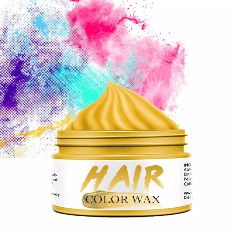 Más populares Moda colorantes Crema Cabello Cera Color temporal Pomada Cera