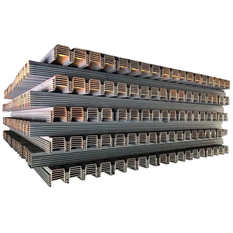 Hot Rolled 400*100*10.5 U-Shape Steel Sheet Pile S275 S355 Carbon Steel Sheet Pile for Sale