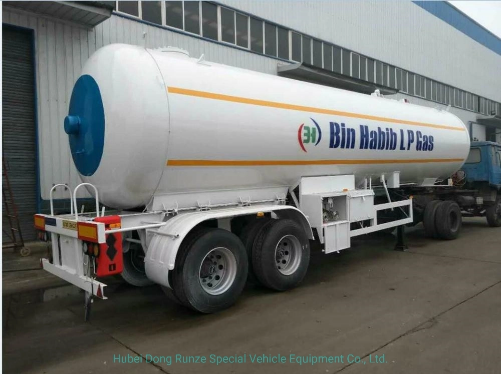 Asme Factory 40000liters 2 Axle LPG/Propane /Dme/ Isobutane Tank Semi Trailer for Sale