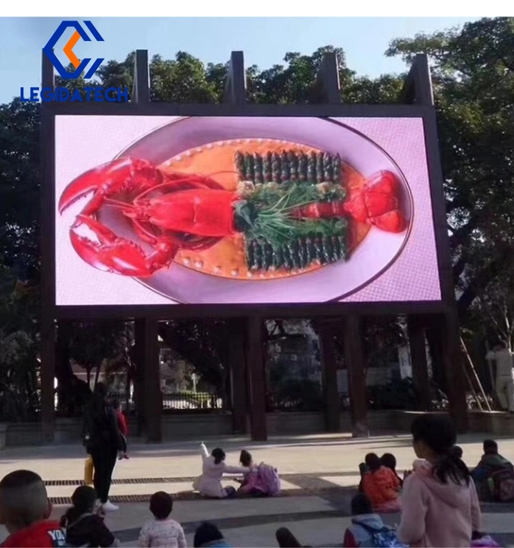 Legidatech Iron Cabinet P10 Outdoor Advertising LED Billboard شاشة العرض