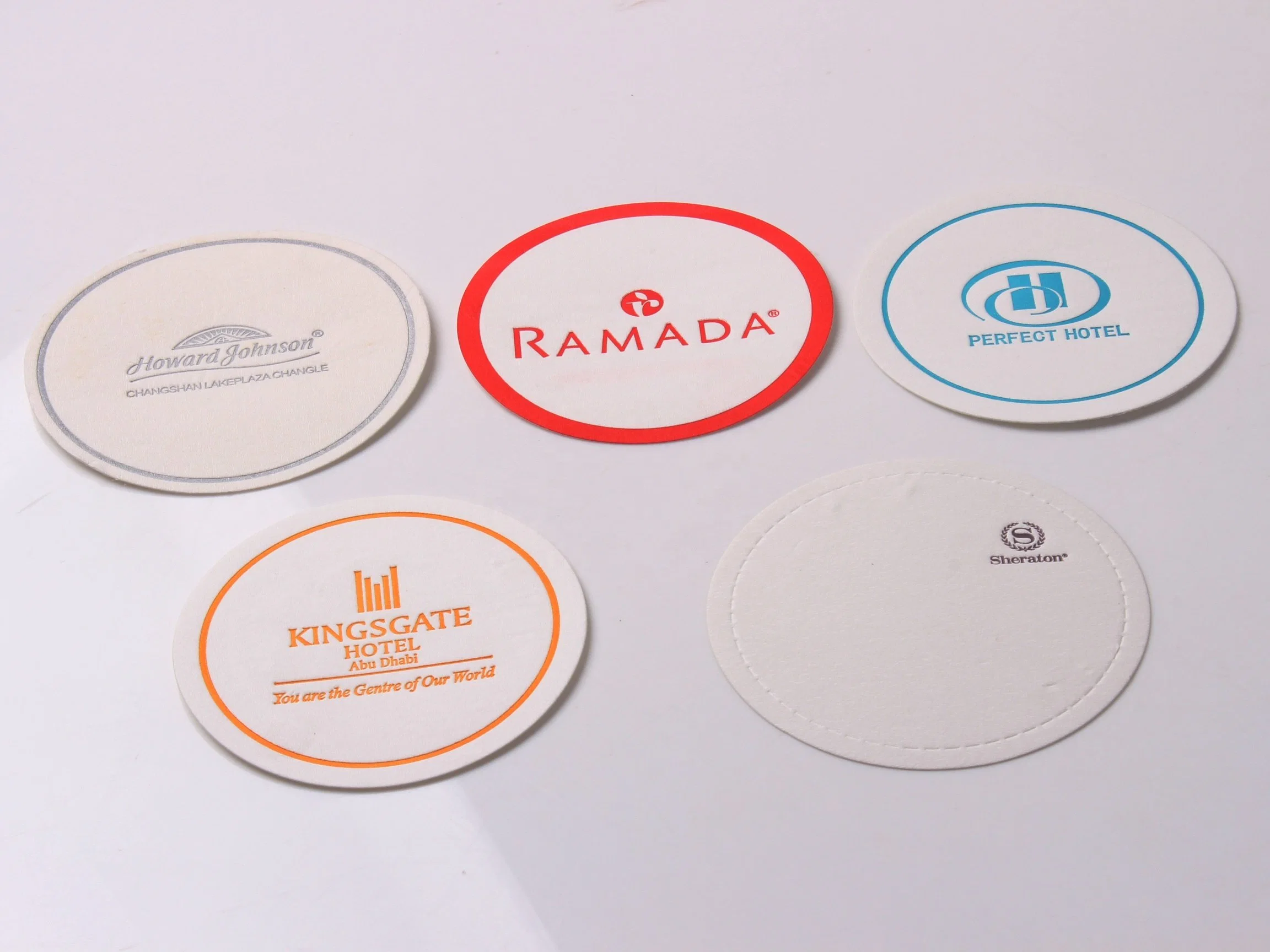 OEM Design Karton-Papier trinken Coaster, billig absorbierende Papier Bar Bier Coaster, Hotel Papier Cup Matte