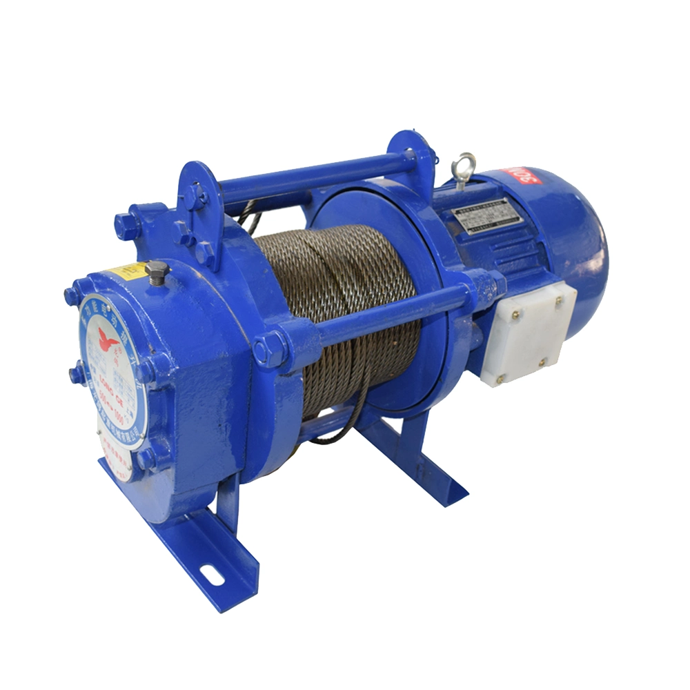 Mounted Kcd Type Electric Winch with Capacity 500/1000kg