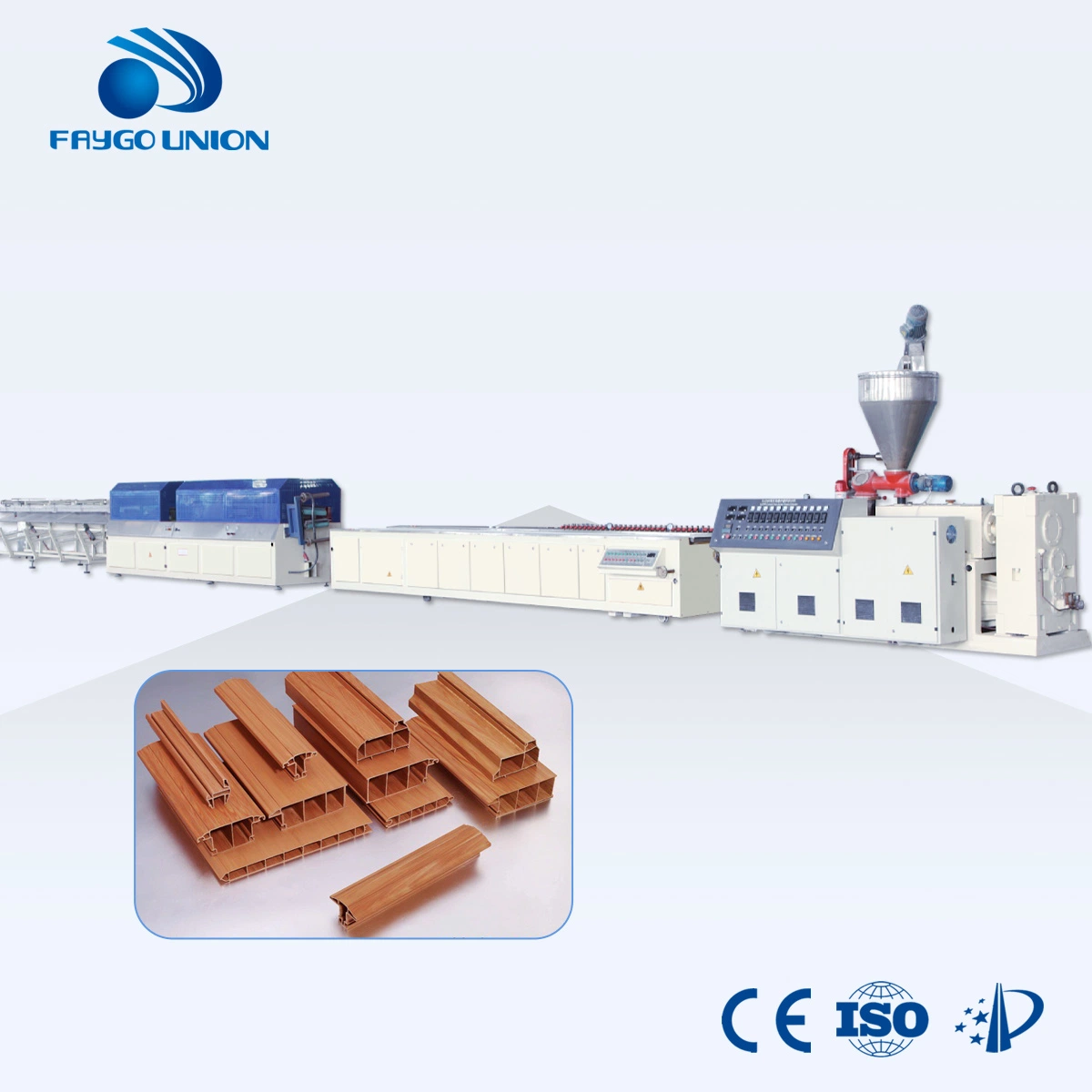 PVC Wood Plastic Profile Production Machinery/Line
