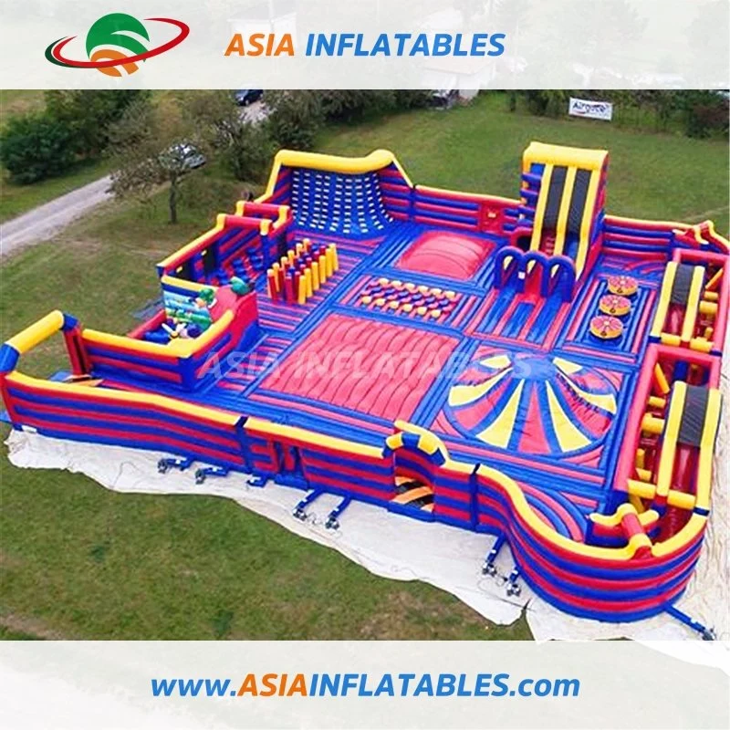 Indoor Inflatable Theme Park Bouncer Slide Trampoline Park for Kids